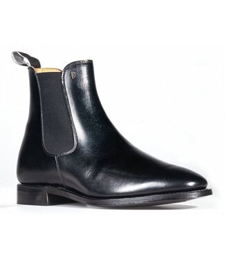 JO024 Petrie Populair black cow leather ankle boot  UK 8.0