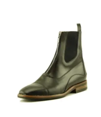 Van Huet Rijlaarzen JO087 Petrie Paddock ankle boot black calf UK 3.0
