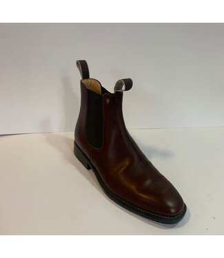Van Huet Rijlaarzen JO129 Petrie Populair brown cow leather ankle boot UK 4.0