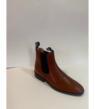 JO134 Petrie Populair cognac cow  leather ankle boot  UK 9.0