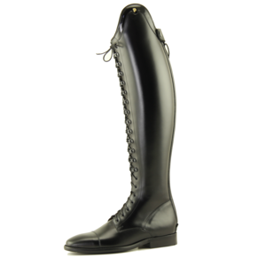 Petrie Boots Petrie Full Laced up boot  Rimini with zipper at the back in Nubukleder