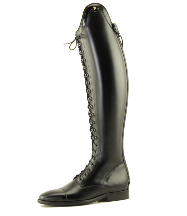 Petrie Boots Petrie Full Laced up boot  Rimini with zipper at the back in Nubukleder