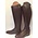 Petrie Jumping Boots (laced) 25% discount J507-7.5 Petrie Aberdeen laced riding boot with elastic section  brown size 7.5 50-46.5 custom made
