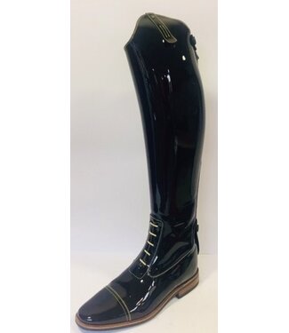 J439-7.0 Petrie Aachen in black patent leather 7.0 51-38 custom made