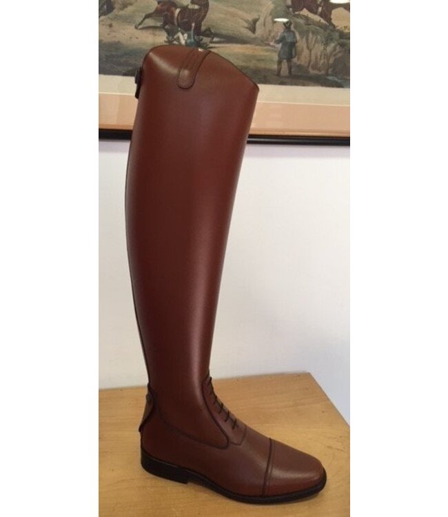 Petrie Jumping Boots (laced) 25% discount J468-6.5 Petrie Coventry cognac rind leather UK size 6.5 54-36-36 custom made