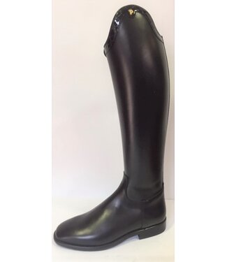 Petrie rijlaarzen D634-5.5 Petrie Sublime  Dressage in black leather with croco stroke at the top size 5.0 43-33 custom made