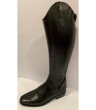 Van Huet Rijlaarzen Z603-6.0 Petrie Leeds with elastic section black rindleather UK6.0 44-37 series 1 N