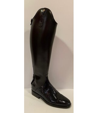 Van Huet Rijlaarzen Z605-3.5 Petrie Stockholm in black calf leather UK size 3.5 44-41L-37.5R