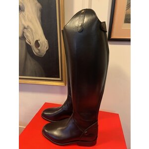 Petrie Zipper Boots (at the back) 25% discount Z001-7.0 Petrie Leeds  black rindleather UK 7.0 52-L38.5-R39.5