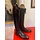Petrie Dressage Boots 25% Discount D022-3.5 Petrie Sublime Dressage in black + patent shaft + swarowski  3.5 44-30.5-31
