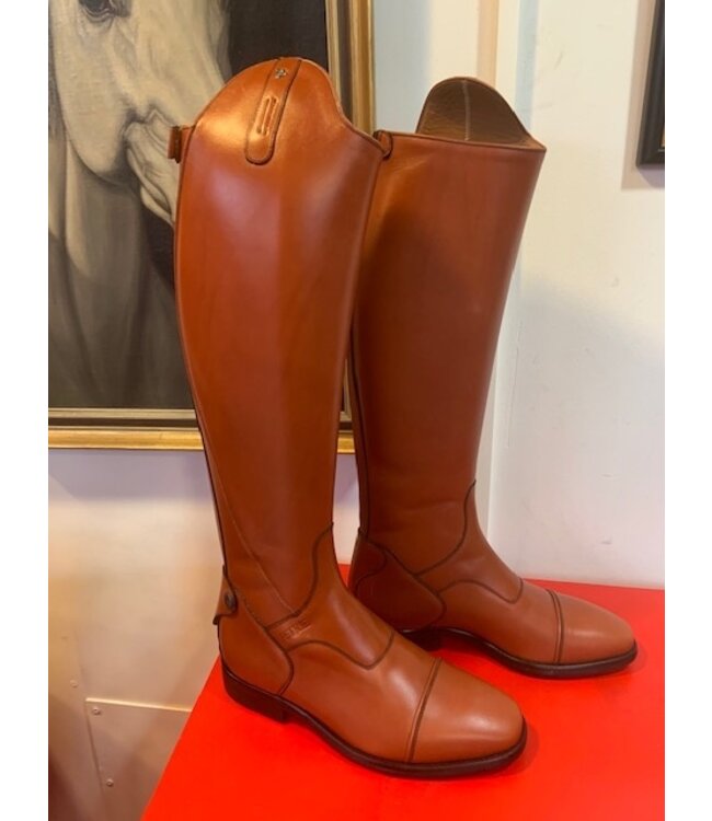 Petrie Zipper Boots (at the back) 25% discount Z008-7.0  Petrie Sportive in cognac calf leather UK size 7.0 L37-R38 -35