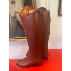 Petrie Zipper Boots (at the back) 25% discount Z014-6.5 Petrie Leeds  cognac rindleather with an elastic section  UK 50-36 XXHE