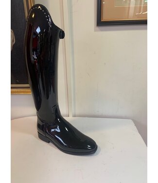 Van Huet Rijlaarzen D702-6.5 Petrie Sublime Dressage in black patent+swarowski 6.5 49-33 custom