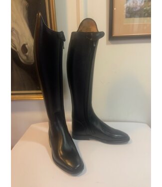 Petrie Boots D011-7.5  Petrie Florence laced ridingboot with a zipper black patent leather UK 7.7 48 - 40/42 calf
