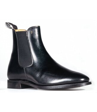 Van Huet Rijlaarzen JO020 Petrie Populair black cow leather ankle boot UK 5.5