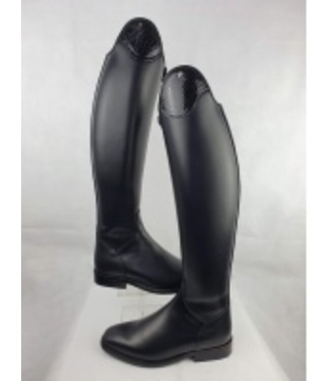 Petrie Boots D719-41 Petrie Bergamo Patent leather shaft boot in black 41 51-36 L