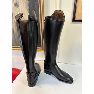 Petrie Zipper Boots (at the back) 25% discount Z714-6.0 Petrie Leeds with elastic section black  with lamswool lining 6.0-49-41