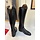 Petrie Zipper Boots (at the back) 25% discount Z714-6.0 Petrie Leeds with elastic section black  with lamswool lining 6.0-49-41