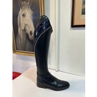Petrie Dressage Boots 25% Discount D709-5.0 Petrie Sublime Dressage in blue calfleather with decoration stroke UK 5.0 46-33.5-33