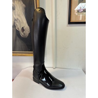 Petrie Rijlaarzen Z710-6.0  Petrie Dublin black calf leather with black patent shoe UK 6.0 47-34-32