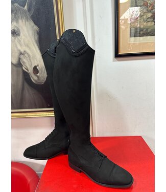 Van Huet Rijlaarzen  J603-42 Napoli Allround-Reitstiefel  Nubuck Reißverschluss hinten 42-49-38