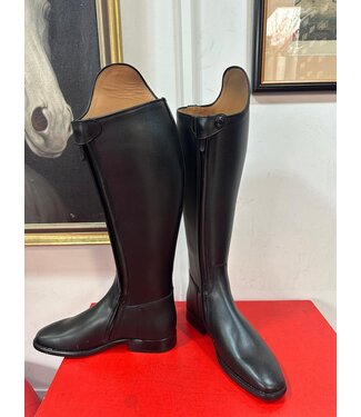 Van Huet Rijlaarzen  D605-6.0 Petrie Sublime Dressage in black calf leather with stroke UK 6.0 42-42.5