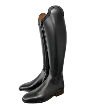 Van Huet Rijlaarzen  D970-40  Petrie Bergamo Stroke dressage boot in black 40 48-36