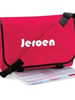 Postmanbag met naam bedrukking