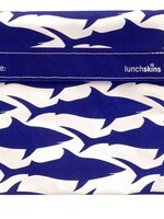 Lunchskins Lunchskins - navyblauw shark lunchzakje