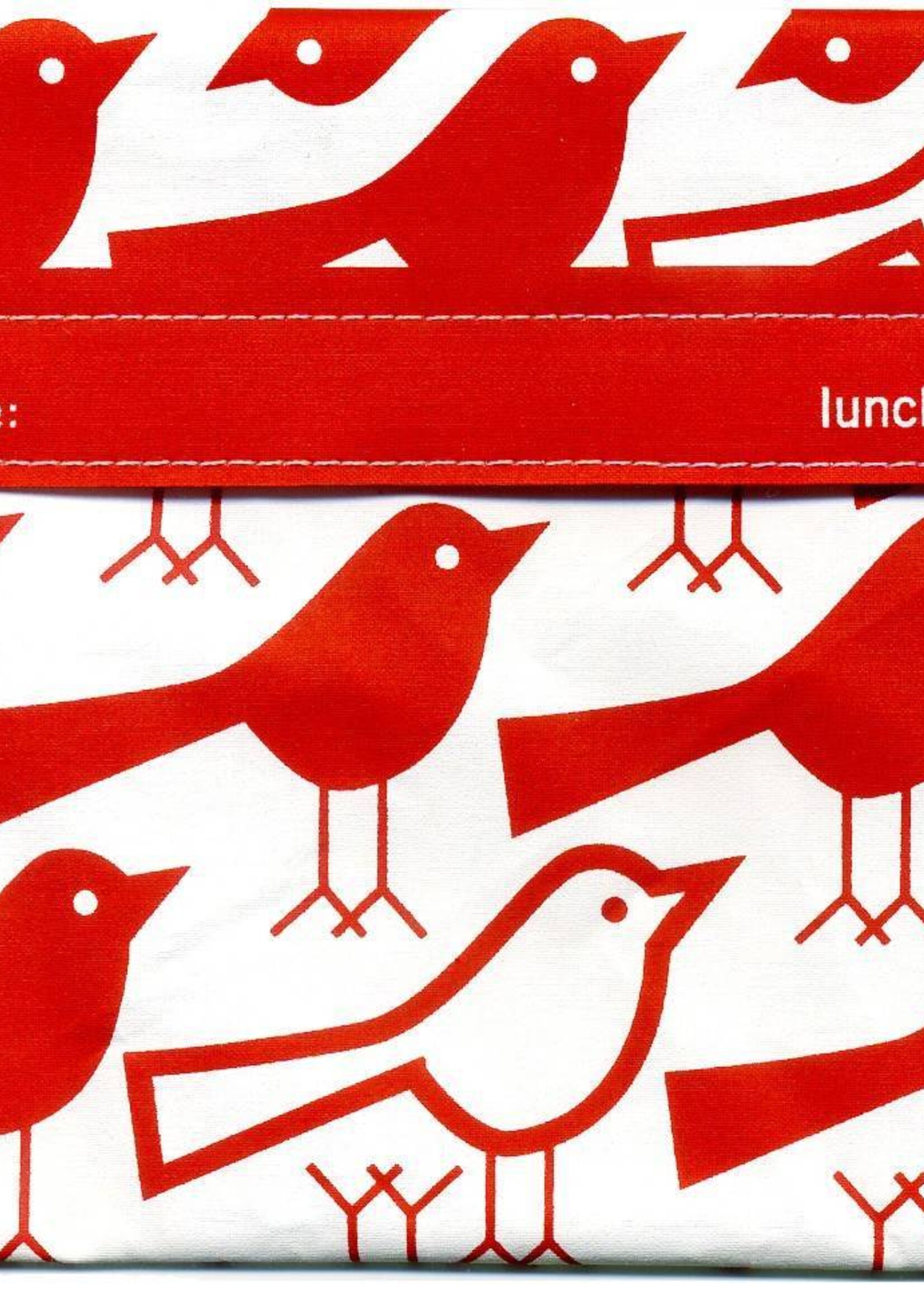 Lunchskins Lunchskins - red bird lunchzakje