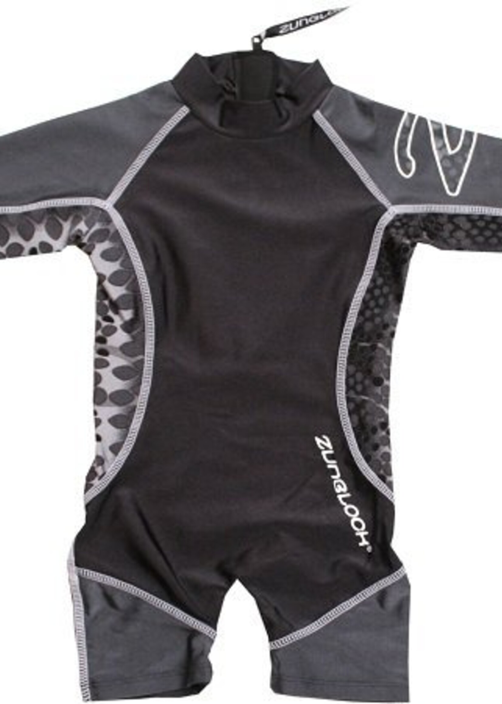 Zunblock Sunsuit snake, zwart UPF 50+