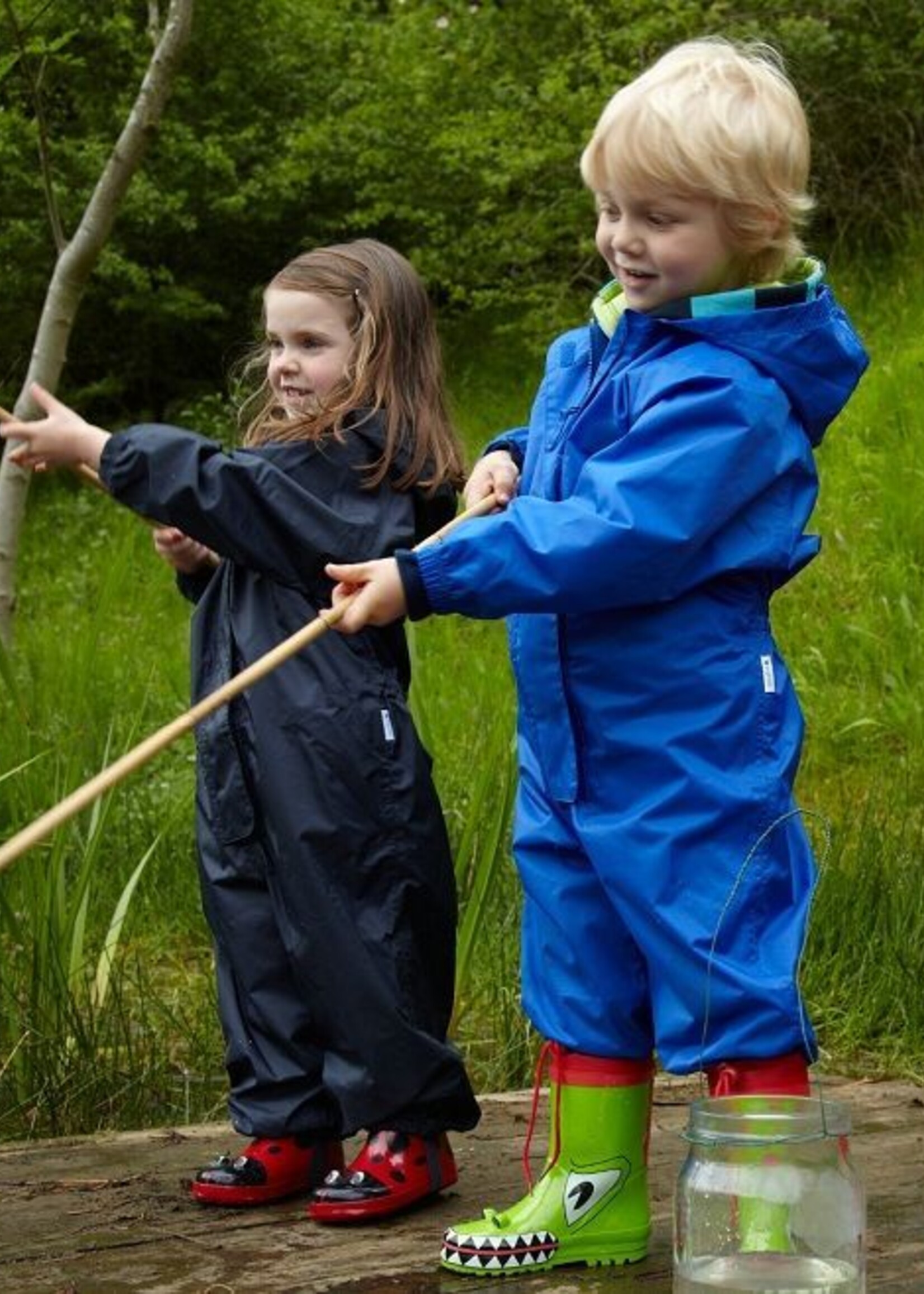 Waterproof overall, regenoverall - navyblauw KDV & BSO