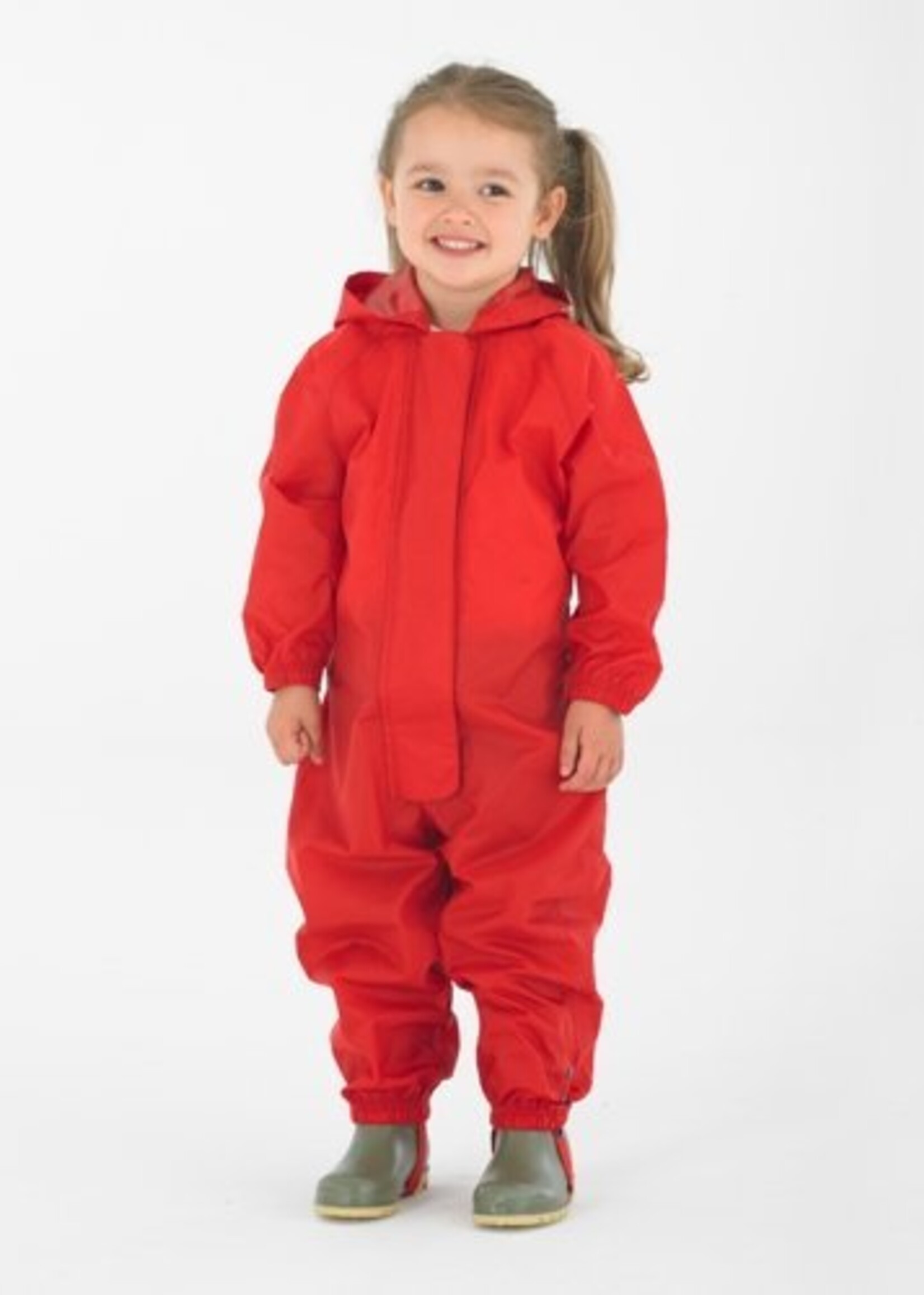 Waterproof overall, regenoverall - rood KDV & BSO