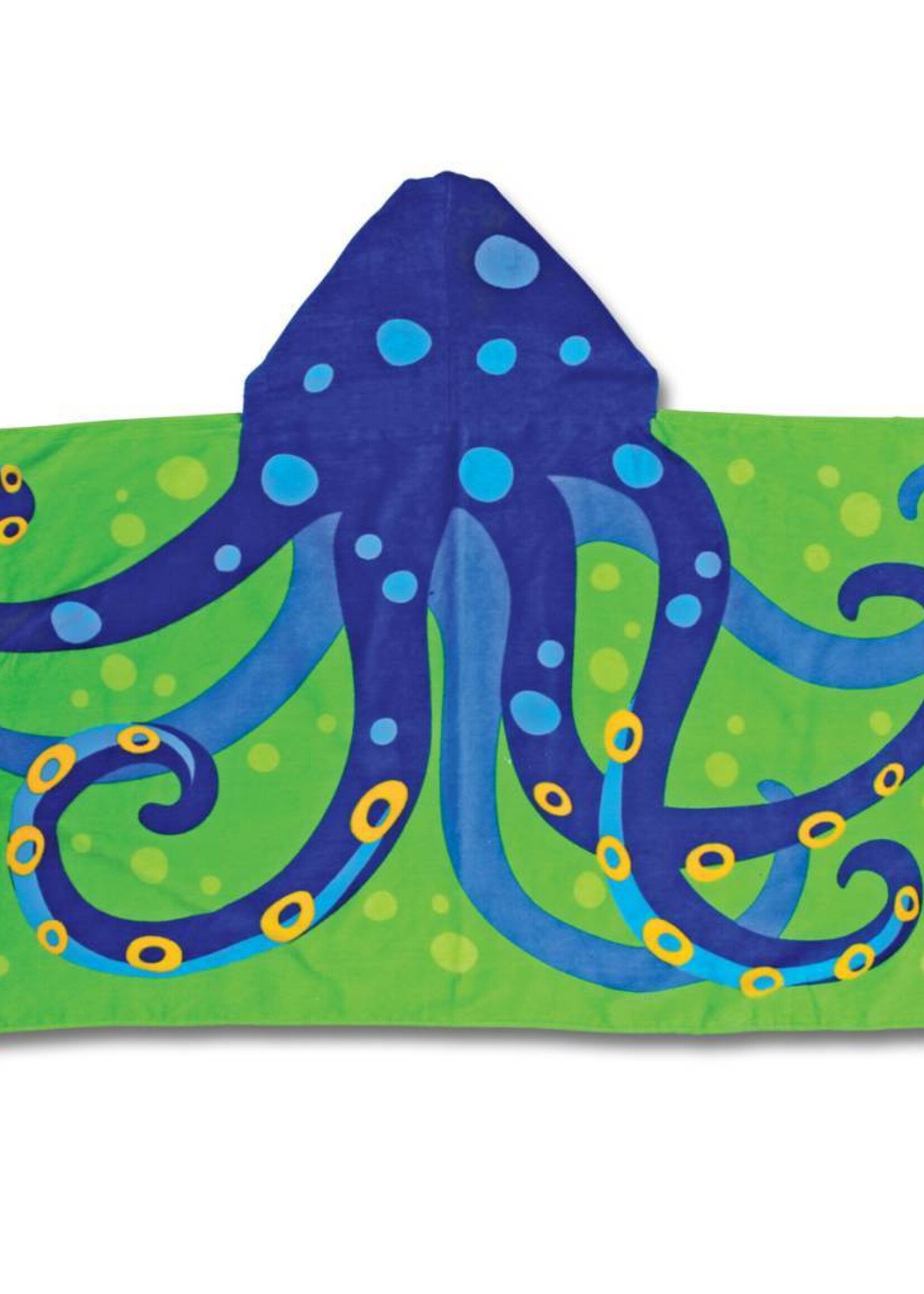 Stephen Joseph octopus strandlaken met capuchon