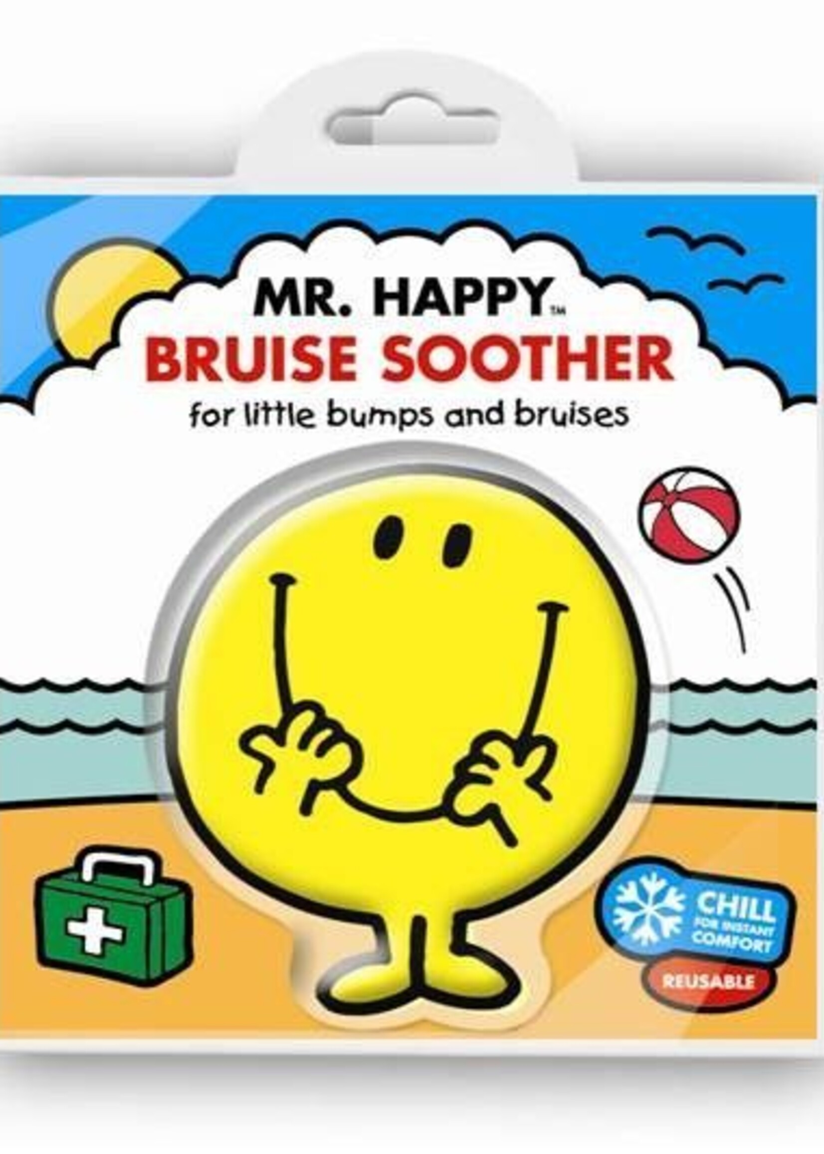 Mr. Men & Little Miss Coldpack meneertje Blij- Mr Happy Bruise soother