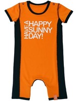 HappySunnyDays Uv werend baby rompertje in oranje