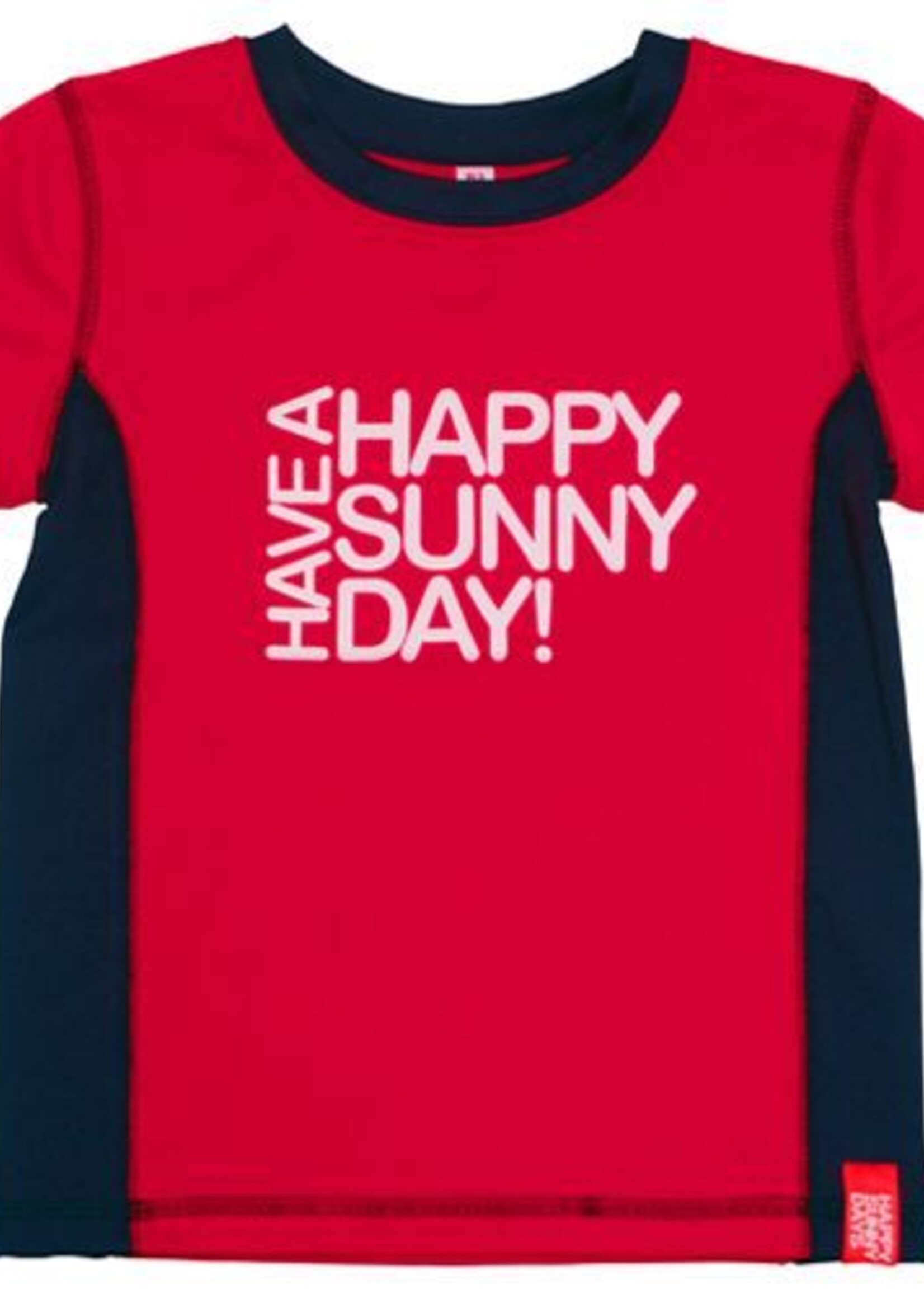 HappySunnyDays Uv-T-shirt korte mouwen, rood- Sunset