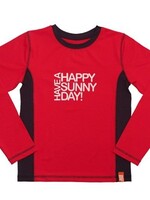 HappySunnyDays Uv-T-shirt lange mouwen, rood Fiji