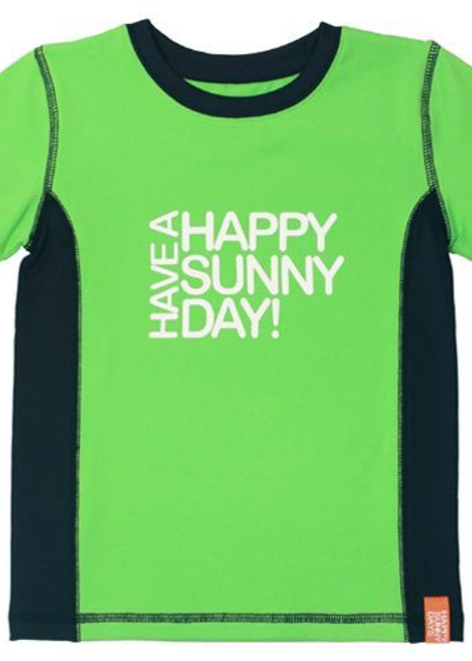 HappySunnyDays Uv-T-shirt korte mouwen, lime groen Hawaii