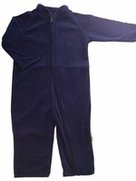 CeLaVi Fleece pak onesie, jumpsuit navy blauw