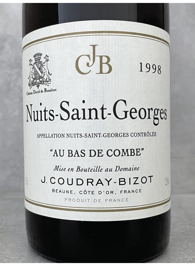 Nuits Saint Georges  'Au Bas du Combe' 2001