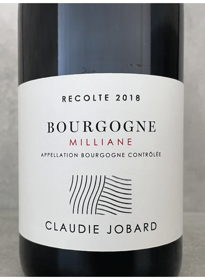 Bourgogne Cote d'Or cuvée Milliane 2019