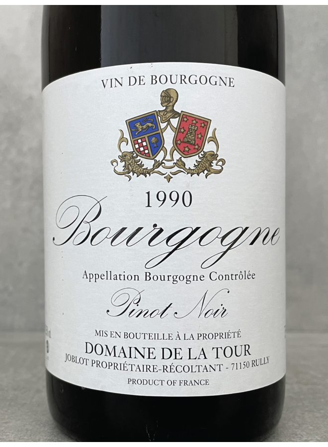 Bourgogne Rouge Côtes Chalonnaise 1990