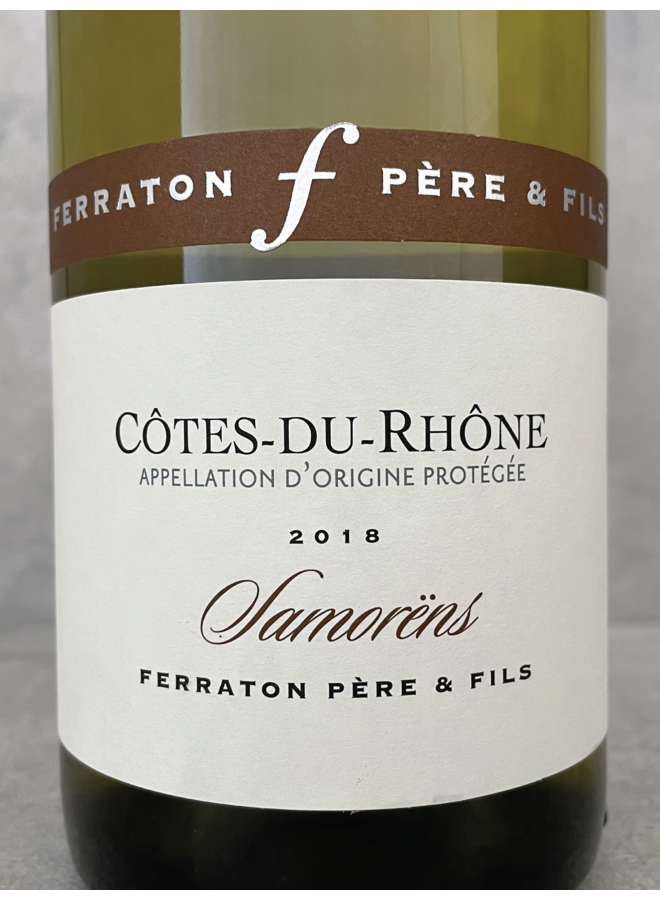 Samorëns blanc Côtes du Rhone 2018