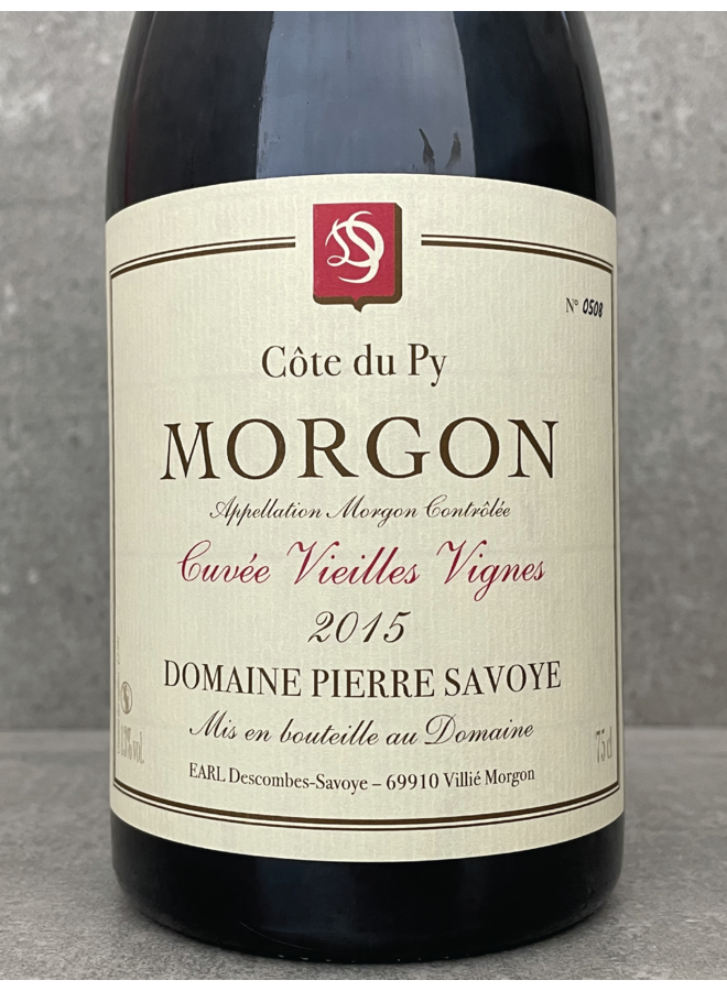 Morgon Côte du Py Cuvée Vieilles Vignes 2015