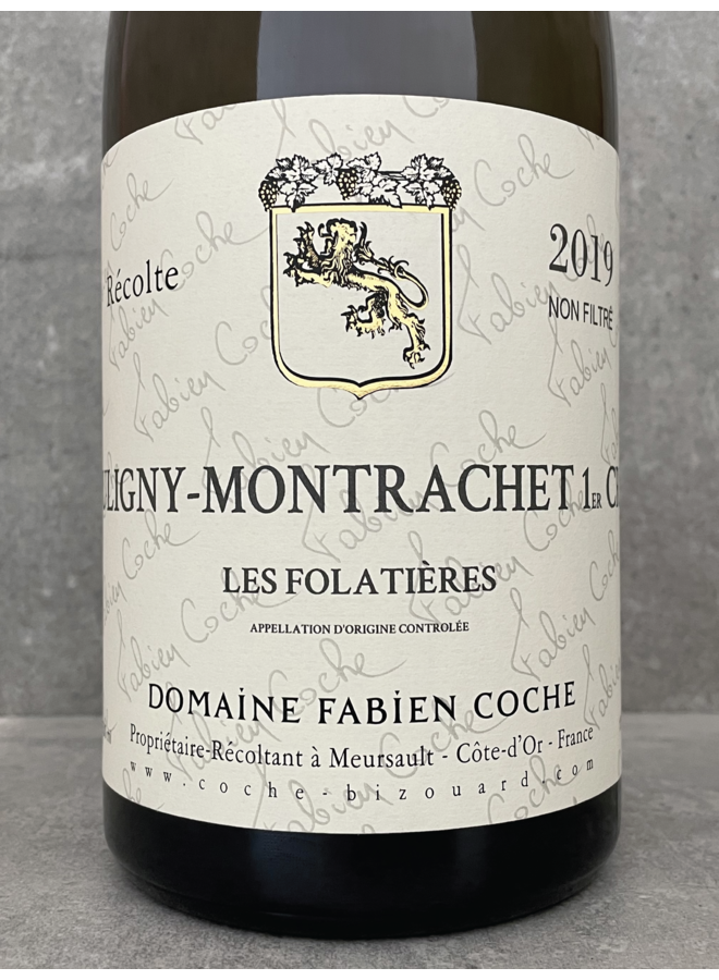 Puligny-Montrachet les Folatières 2019