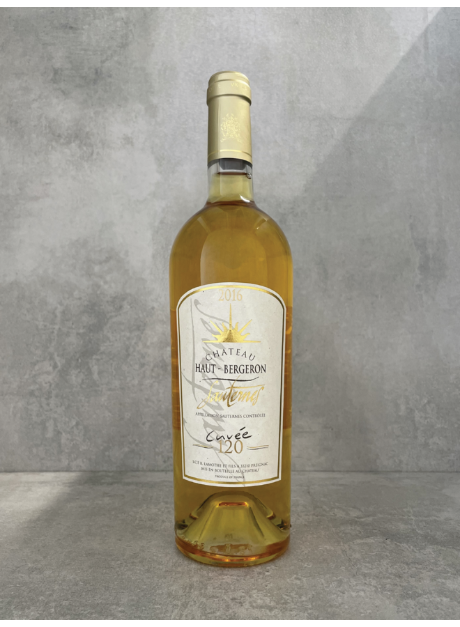 Haut Bergeron Sauternes 'Cuvée 120' 2016