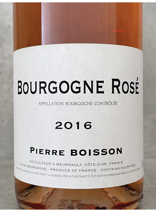 Bourgogne Rosé 2016