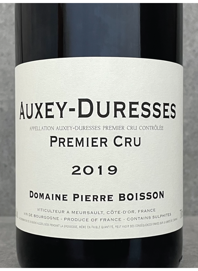 Auxey-Duresses 1er Cru rouge 2019