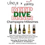 Deep Dive Dinner Champagne Millesimes -26 November 2022